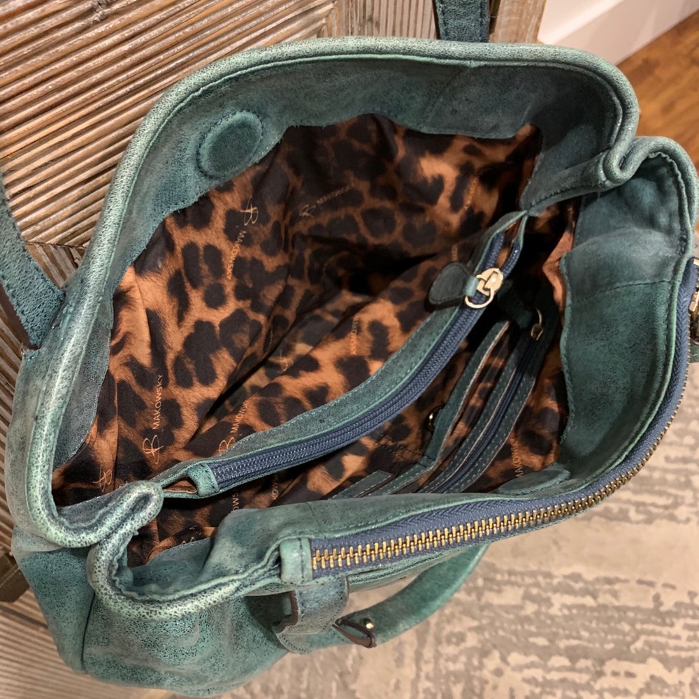 B. Makowsky 100% leather handbag - Picture 4 of 8